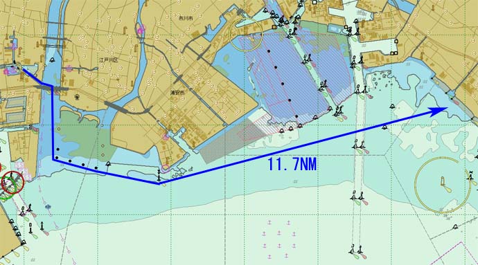 幕張クルージング航海図