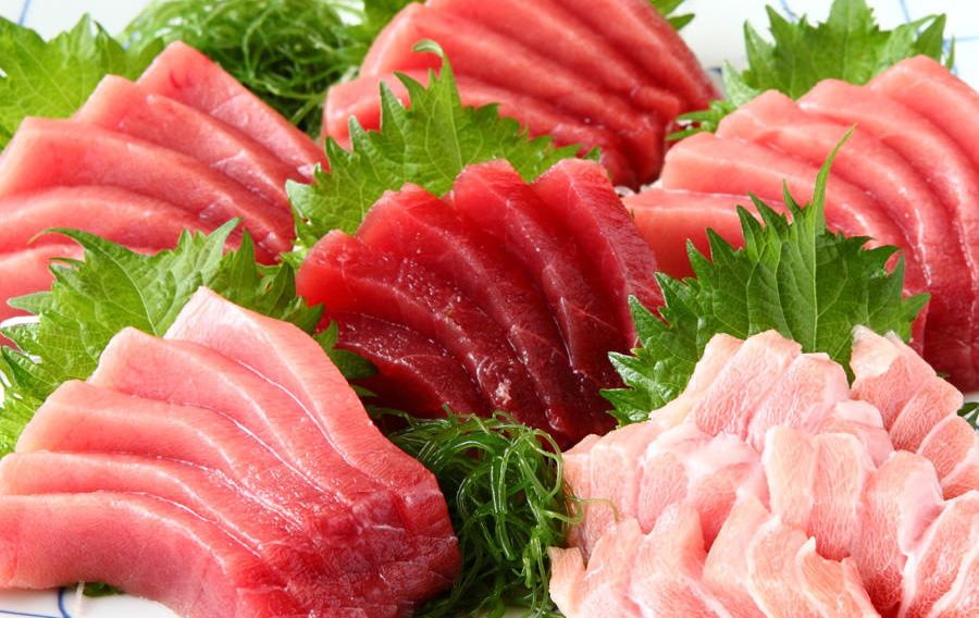 三崎のマグロの刺身